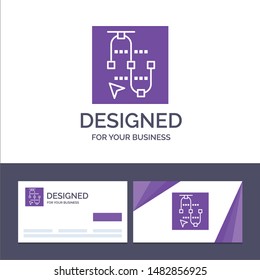 Creative Business Card and Logo template Mouse, Screen, Vector, , Arrow Vector Illustration