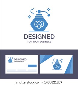 Creative Business Card and Logo template Cleaning, Spray, Clean Vector Illustration