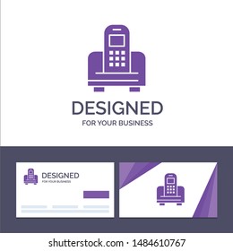 Creative Business Card and Logo template Device, Mobile, Cell, Hardware Vector Illustration. Vector Icon Template background