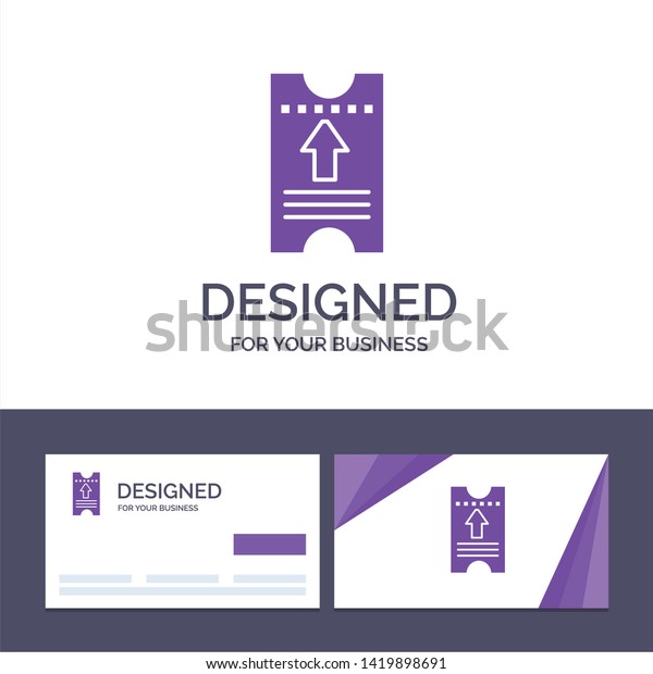 Creative Business Card and Logo template\
Ticket, Pass, Hotel, Arrow Vector\
Illustration
