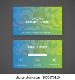 Creative business card mock-up