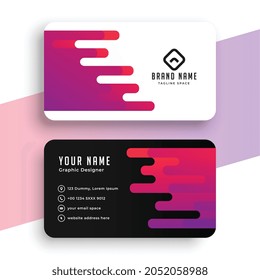 creative business card modern design