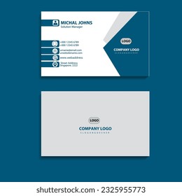 creative business card and name card,horizontal simple clean template vector design