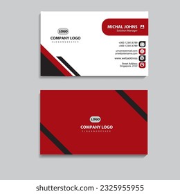 creative business card and name card,horizontal simple clean template vector design