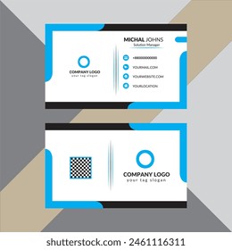 creative business card and name card,horizontal simple clean template vector design.	
