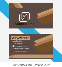 For creative business card and name card, horizontal simple clean template vector design