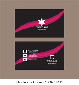 Creative business card and name card template technology geometric 4 color shiny motion background. Abstract concept and commercial design. vector graphic illustration