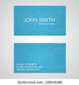 Creative business card template.