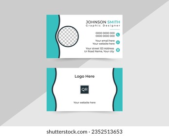 
 plantilla creativa de tarjeta de visita, diseño limpio Diseño de tarjeta de visita, diseño limpio Diseño de tarjeta de visita diseño simple diseño de un vector limpio, combinación de tarjetas de visita