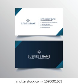 Creative Business Card Template, Corporate Modern Vector Card Design