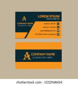 creative business card template design