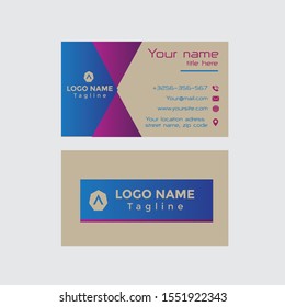 creative business card template design