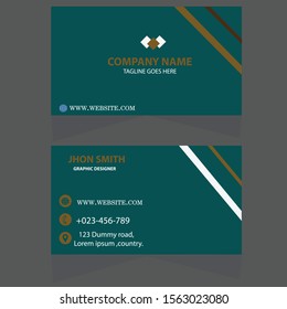 creative business card template design. it is very creative design.