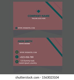 creative business card template design. it is very creative design.