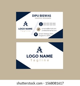 creative business card template design