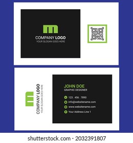 Creative business card template design , vector file