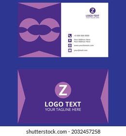 Creative business card template design , vector file