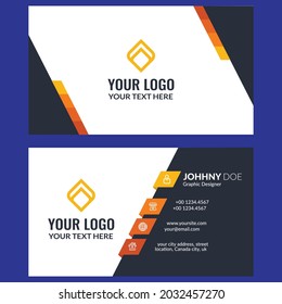 Creative business card template design , vector file