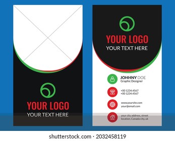 Diseño creativo de plantillas de tarjetas de visita, archivo vectorial