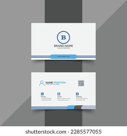 Creative business card template design 