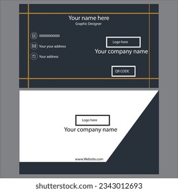 Creative Business card Template design.