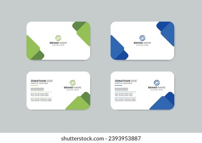 Creative Business card template design