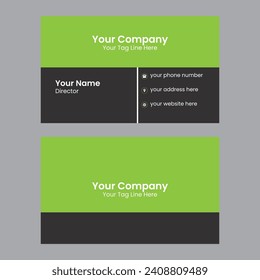 Creative business card template design