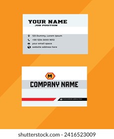 Creative Business Card Template Design Corporate 