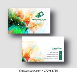 Creative Business Card Template Design.