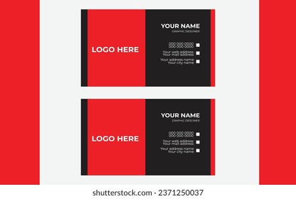 Creative Business card Template ,personal visiting card layout.