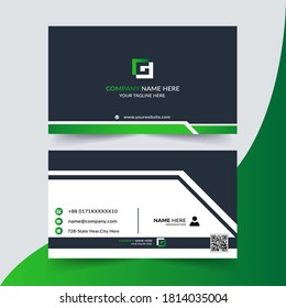 Creative Business Card template Premium Vector