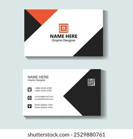 Creative business card template with two sides. Templates for business cards, visiting cards, and a clean, professional business card mockup are available.