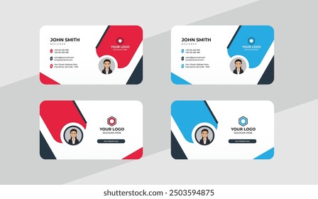 creative business card template vector  design