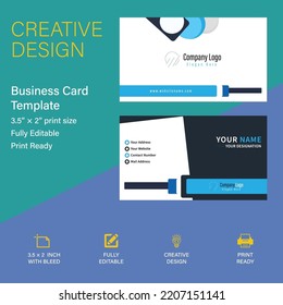 Creative Business Card Template for You. Fully editable, Print ready file. 