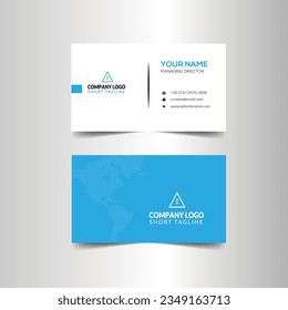 Plantilla de tarjeta de visita creativa para su empresa.