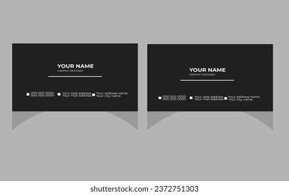 creative business card template.Vector illustration.