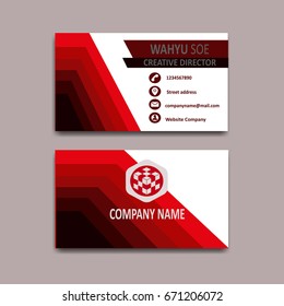 Creative business card template,Vector illustration