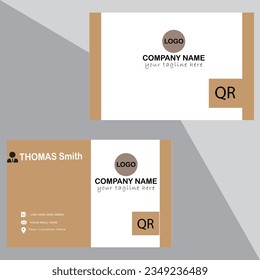 Creative business card using adobe illustrator.