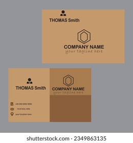 Creative business card using adobe illustrator.
