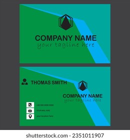 creative business card using adobe illustrator.