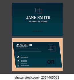 Creative business card using adobe illustrator..