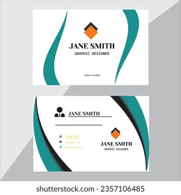 creative business card using adobe illustrator.
