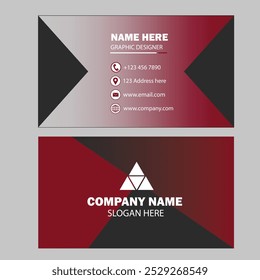 Diseño creativo del Vector de la tarjeta de visita
