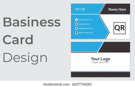 Creative business card vector design