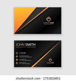 Creative business card vector template