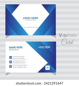 Creative business card vector template ,Clean professional business card template, visiting card, business card .