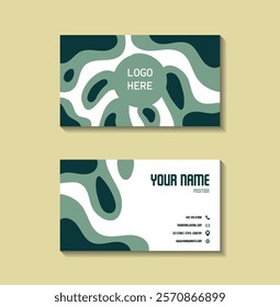 Creative business card vector template