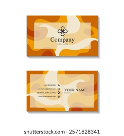 Creative business card vector template