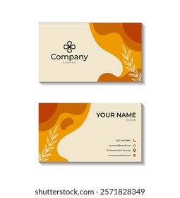 Creative business card vector template