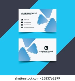 creative business card vector template design